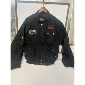 Vintage Drew Patey Personal Drag Racing NHRA 1992 Topeka Nationals Jacket M.   V